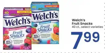 Albertsons Welch's Fruit Snacks offer