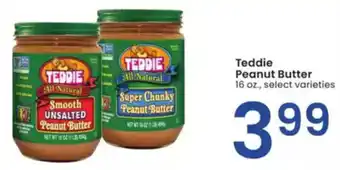 Albertsons Teddie Peanut Butter offer