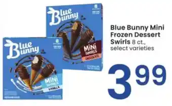 Albertsons Blue Bunny Mini Frozen Dessert Swirls offer