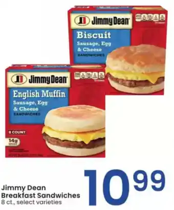 Albertsons Jimmy Dean Breakfast Sandwiches offer