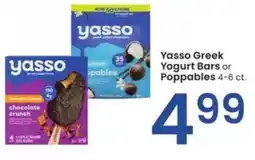 Albertsons Yasso Greek Yogurt Bars or Poppables offer