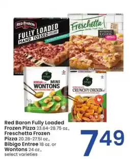 Albertsons Red Baron Fully Loaded Frozen Pizza, Freschetta Frozen Pizza, Bibigo Entree or Wonton offer