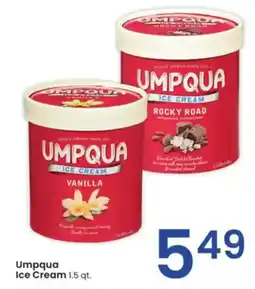 Albertsons Umpqua Ice Cream offer