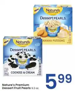 Albertsons Nature's Premium Dessert Fruit Pearls offer