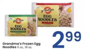 Albertsons Grandma's Frozen Egg Noodles offer