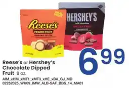 Albertsons Reese's or Hershey's Chocolate Dipped Fruit offer