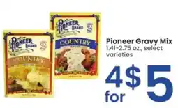 Albertsons Pioneer Gravy Mix offer