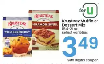 Albertsons Krusteaz Muffin or Dessert Mix offer