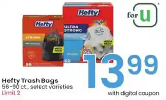 Albertsons Hefty Trash Bags offer