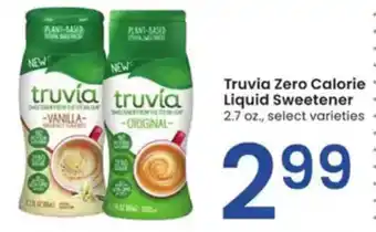 Albertsons Truvia Zero Calorie Liquid Sweetener offer