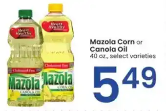 Albertsons Mazola Corn or Canola Oil offer