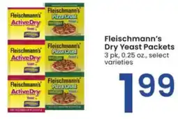 Albertsons Fleischmann's Dry Yeast Packets offer