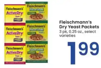 Albertsons Fleischmann's Dry Yeast Packets offer