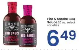 Albertsons Fire & Smoke BBQ Sauce offer