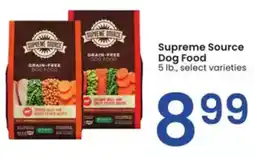 Albertsons Supreme Source Dog Food offer