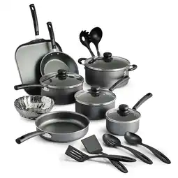 Walmart Tramontina Primaware 18 Piece Non-stick Cookware Set, Steel Gray offer