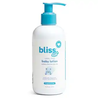 Walmart Bliss Baby Cuddy Cloud Baby Lotion offer