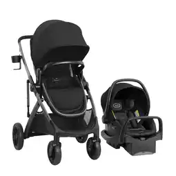 Walmart Pivot Suite Modular Travel System with LiteMax Infant Car Seat (Dunloe Black) offer