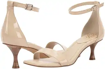 Walmart Vince Camuto Womens Vinkely Kitten Heel Sandal Heeled 7.5 Cafe offer