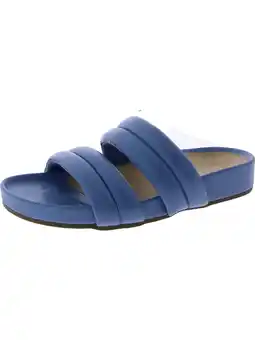 Walmart Vionic Womens Mayla Solid Faux Leather Slide Sandals offer