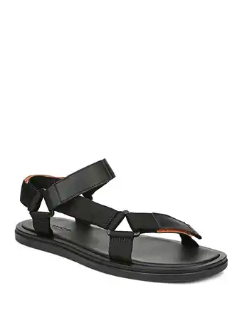 Walmart VINCE. Mens Black Destin Round Toe Sandals Shoes 8 offer