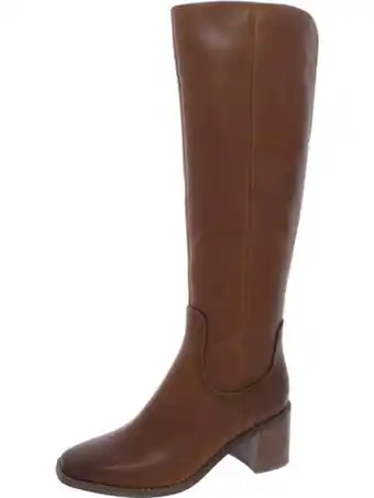 Walmart 27 Edit Womens Edda Wide Calf Leather Knee-High Boots offer