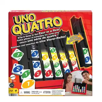 Walmart Uno Quatro Game, Adult, Colored Tiles & Plastic Game Grid, 2-4 Players, 53 Pieces offer