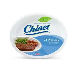 Walmart Chinet Classic White Large Platters - 24 Count offer