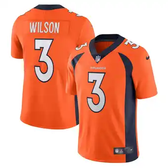 Walmart Men's Nike Russell Wilson Orange Denver Broncos Team Vapor Limited Jersey offer