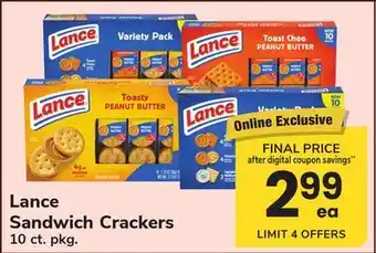 ACME Lance Sandwich Crackers offer