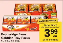 ACME Pepperidge Farm Goldfish Tray Packs offer