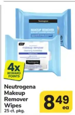 ACME Neutrogena Makeup Remover Wipes offer