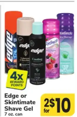 ACME Edge or Skintimate Shave Gel offer