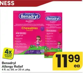 ACME Benadryl Allergy Relief offer