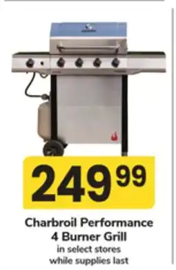 ACME Charbroil Performance 4 Burner Grill offer