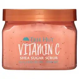 Walmart Tree Hut Vitamin C Shea Sugar Exfoliating and Hydrating Body Scrub, 18 oz offer