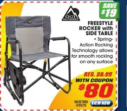 Big 5 GCI Outdoor Freestyle Rocker with Side Table offer