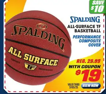 Big 5 Spalding All-Surface TF Basketball offer