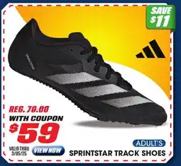 Big 5 adidas Sprintstar Unisex Track Shoes offer