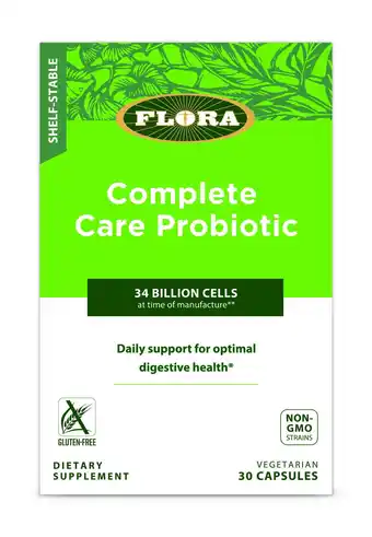 Walmart FLORA - Complete Care Probiotic, Shelf-Stable, 34 Billion CFU, 30 Count offer