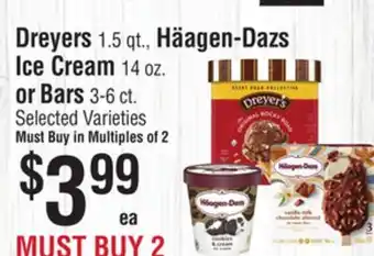 Smart & Final Dreyers, Häagen-Dazs Ice Cream or Bars offer