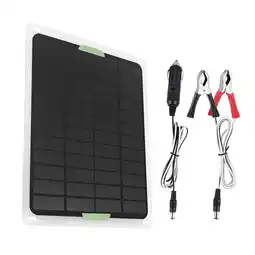 Walmart 20W Solar Panel 12V/5V USB2.0 Car Charger Monocrystalline Silicon offer