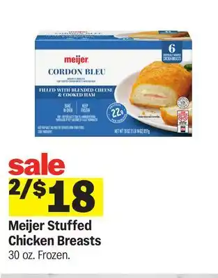 Meijer Meijer Stuffed Chicken Breasts offer