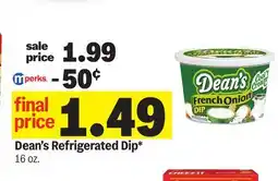 Meijer Dean's Refrigerated Dip offer