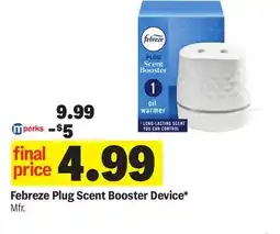 Meijer Febreze Plug Scent Booster Device offer