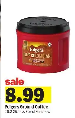 Meijer Folgers Ground Coffee offer