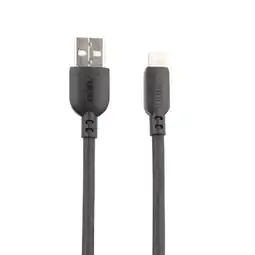 Walmart onn. 10-Foot Lightning to USB Charging Cable Black offer