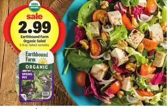 Meijer Earthbound Farm Organic Salad offer