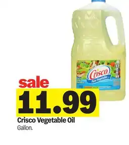 Meijer Crisco Vegetable Oil offer