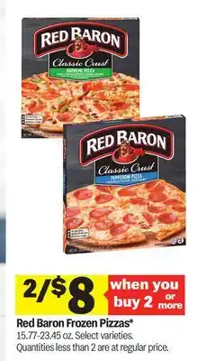 Meijer Red Baron Frozen Pizzas offer